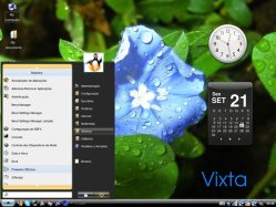 Vixta Linux 0,98 - Основанная на дистрибутиве Fedora операционная система напоминающая внешним видом Windows Vista